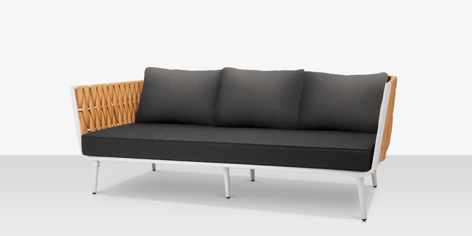 DecoScapes Aria 79" Aluminum Frame Sofa