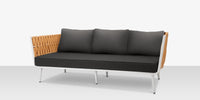 DecoScapes Aria 79" Aluminum Frame Sofa