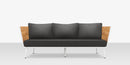 DecoScapes Aria 79" Aluminum Frame Sofa