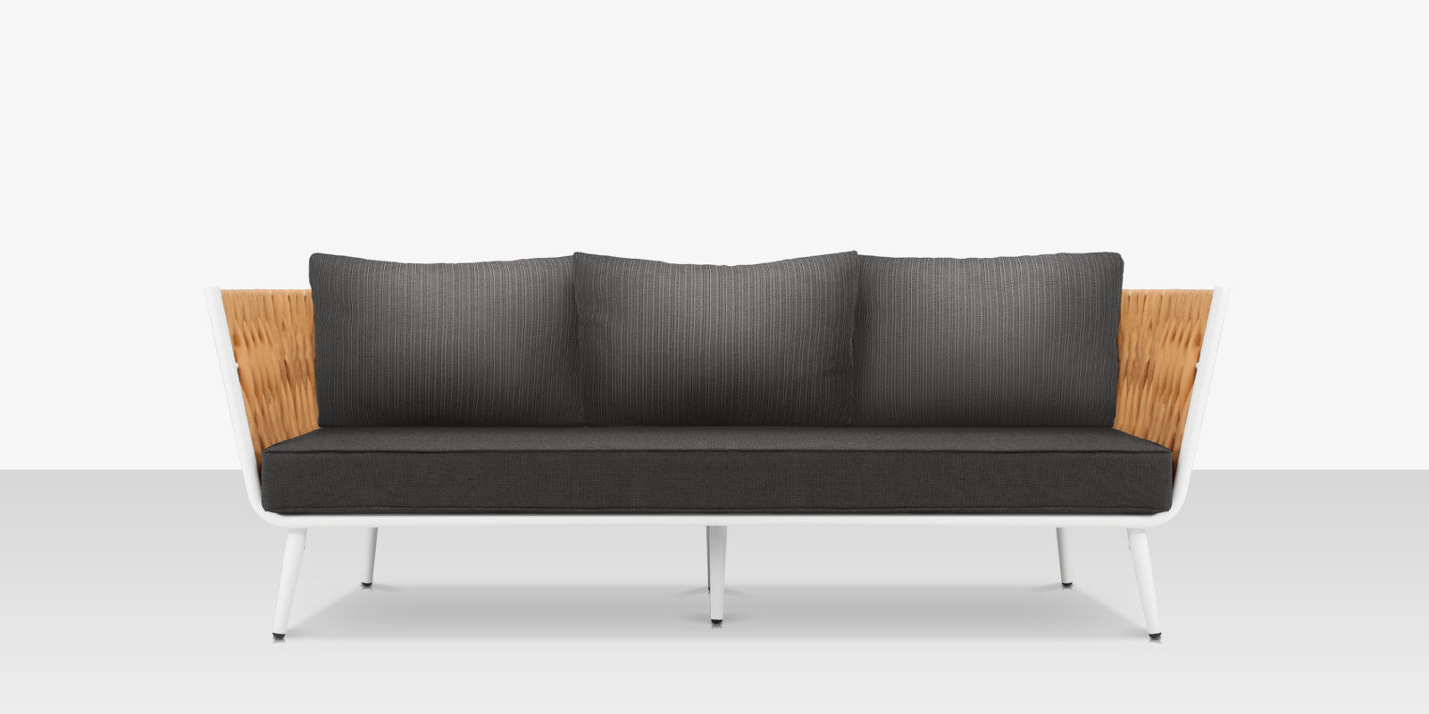 DecoScapes Aria 79" Aluminum Frame Sofa