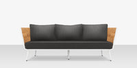 DecoScapes Aria 79" Aluminum Frame Sofa