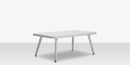 DecoScapes Furniture Cosmo Aluminum 41''W x 24''D Rectangular Coffee Table