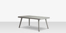 DecoScapes Aria 43" Rectangular Aluminum Frame Coffee Table