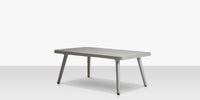 DecoScapes Aria 43" Rectangular Aluminum Frame Coffee Table