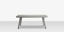 DecoScapes Aria 43" Rectangular Aluminum Frame Coffee Table