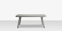 DecoScapes Aria 43" Rectangular Aluminum Frame Coffee Table