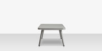 DecoScapes Aria 43" Rectangular Aluminum Frame Coffee Table