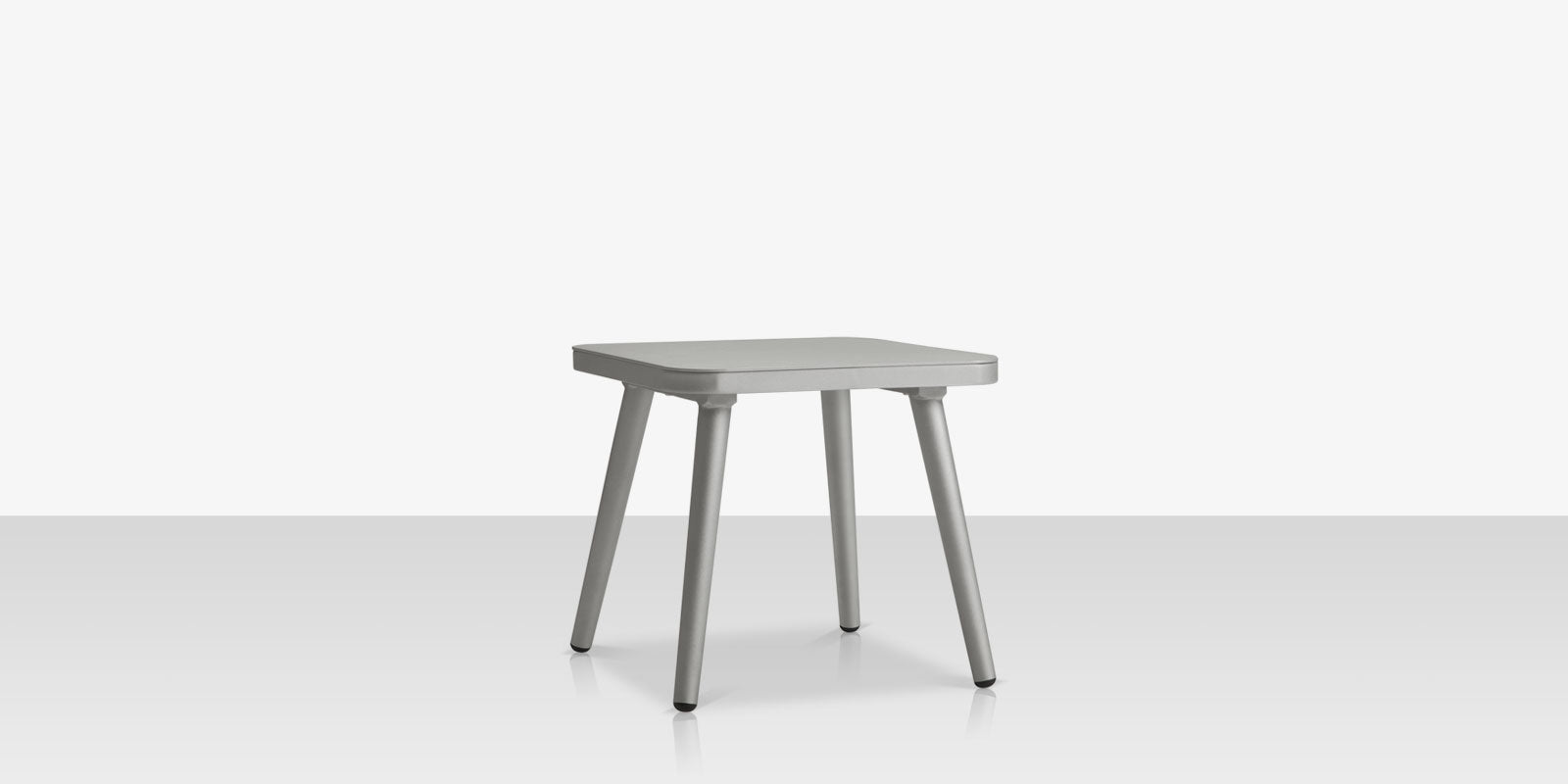 DecoScapes Aria 20" Square Aluminum Frame End Table