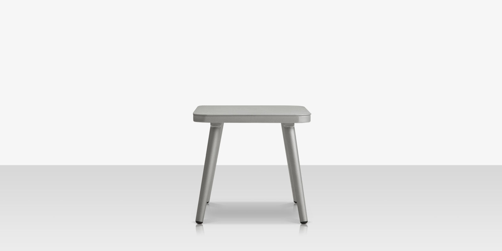 DecoScapes Aria 20" Square Aluminum Frame End Table