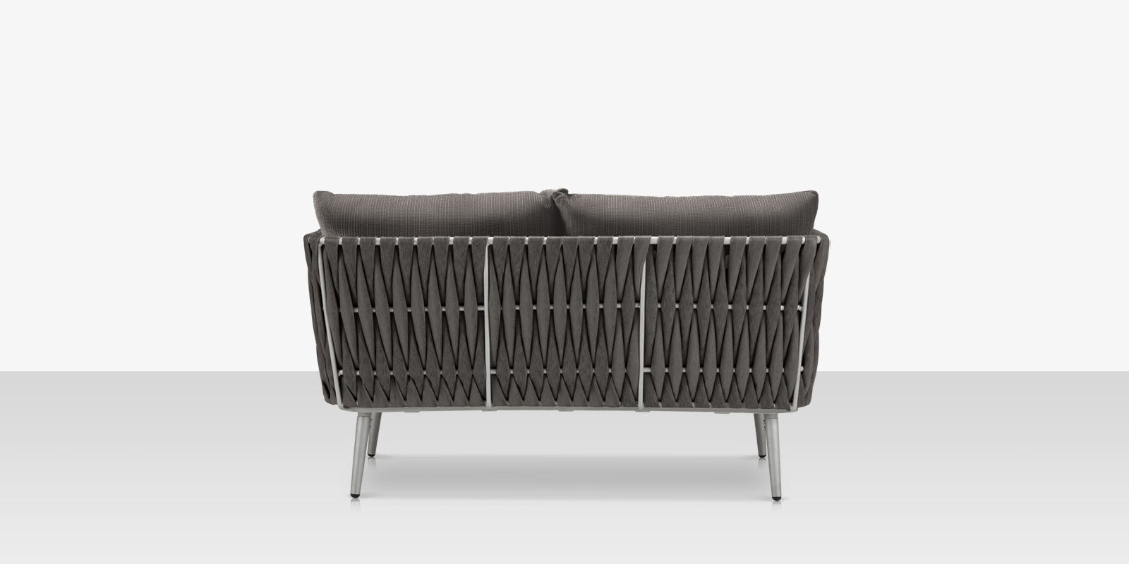 DecoScapes Aria 57" Aluminum Frame Loveseat