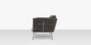 DecoScapes Aria 57" Aluminum Frame Loveseat