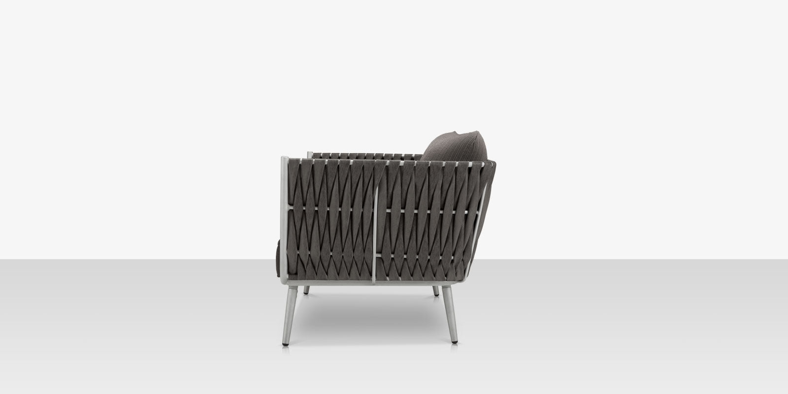 DecoScapes Aria 57" Aluminum Frame Loveseat