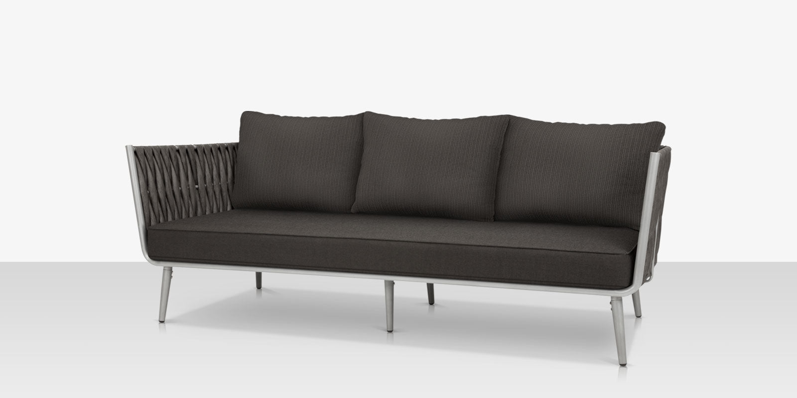 DecoScapes Aria 79" Aluminum Frame Sofa