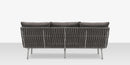 DecoScapes Aria 79" Aluminum Frame Sofa