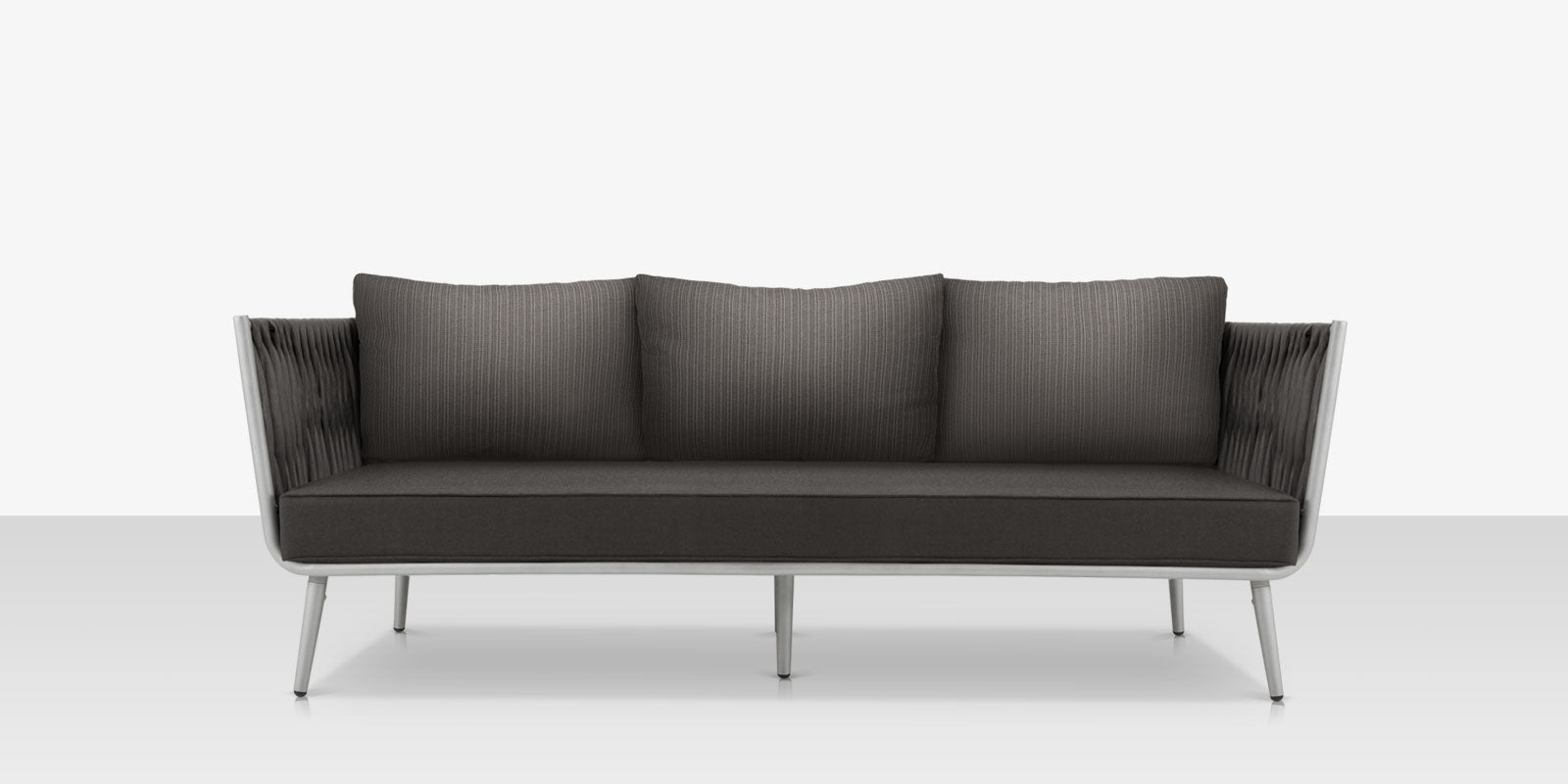 DecoScapes Aria 79" Aluminum Frame Sofa