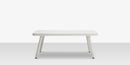 DecoScapes Aria 43" Rectangular Aluminum Frame Coffee Table