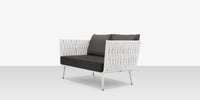 DecoScapes Aria 57" Aluminum Frame Loveseat