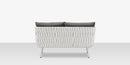 DecoScapes Aria 57" Aluminum Frame Loveseat