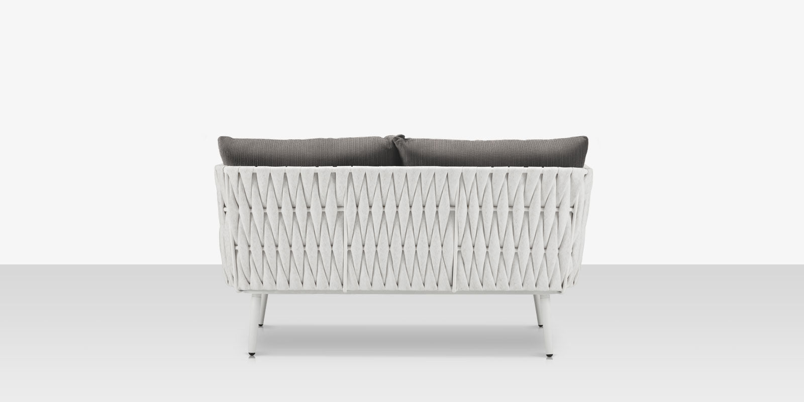 DecoScapes Aria 57" Aluminum Frame Loveseat