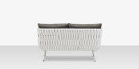 DecoScapes Aria 57" Aluminum Frame Loveseat