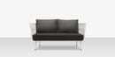 DecoScapes Aria 57" Aluminum Frame Loveseat