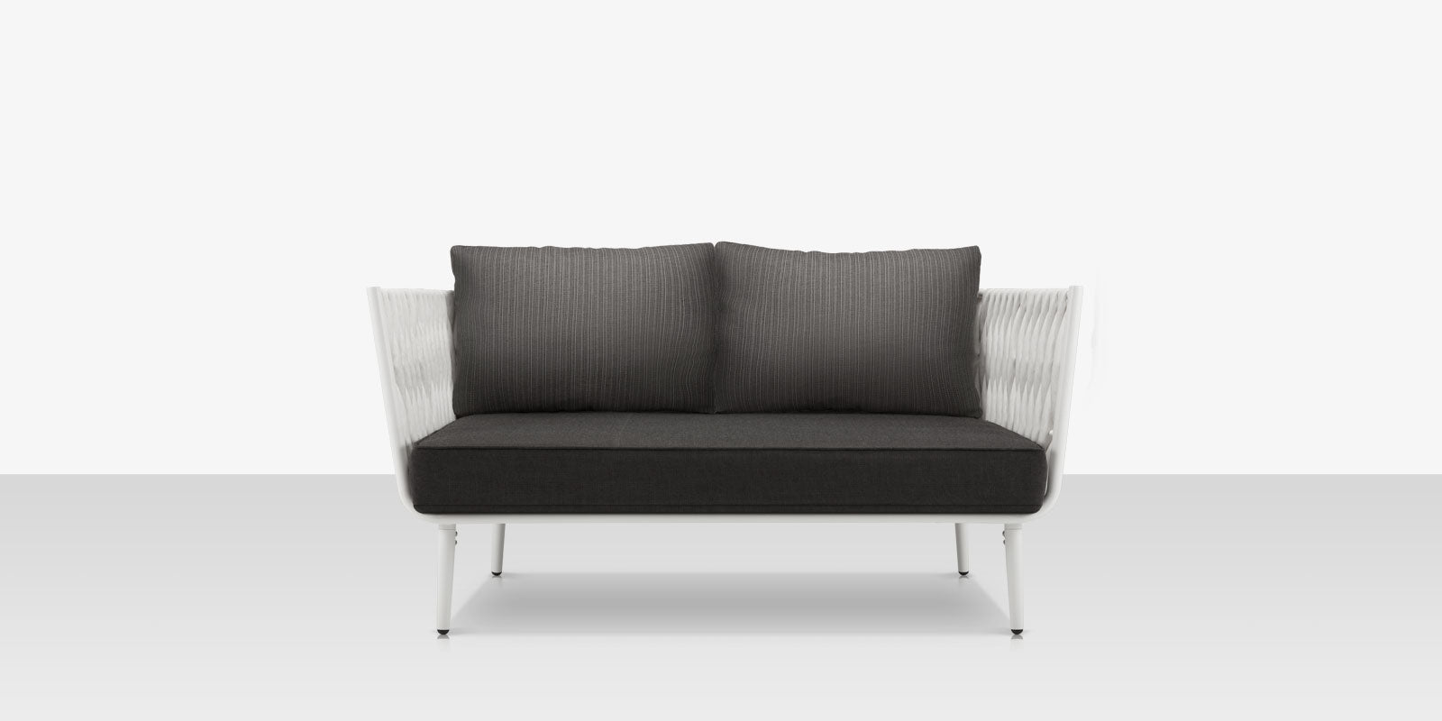 DecoScapes Aria 57" Aluminum Frame Loveseat