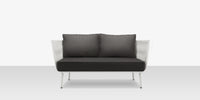 DecoScapes Aria 57" Aluminum Frame Loveseat