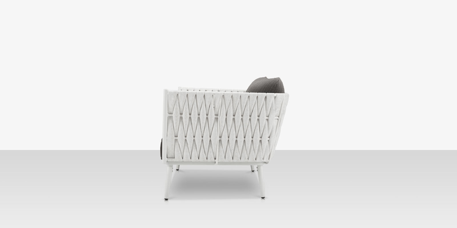 DecoScapes Aria 57" Aluminum Frame Loveseat