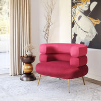 Zuo Modern Arish Accent Chair in Red