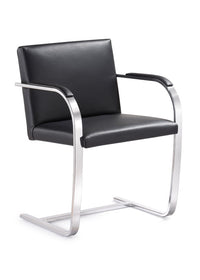 Woodstock Marketing Arlo Side Chair Black/Brown/Tan Leather