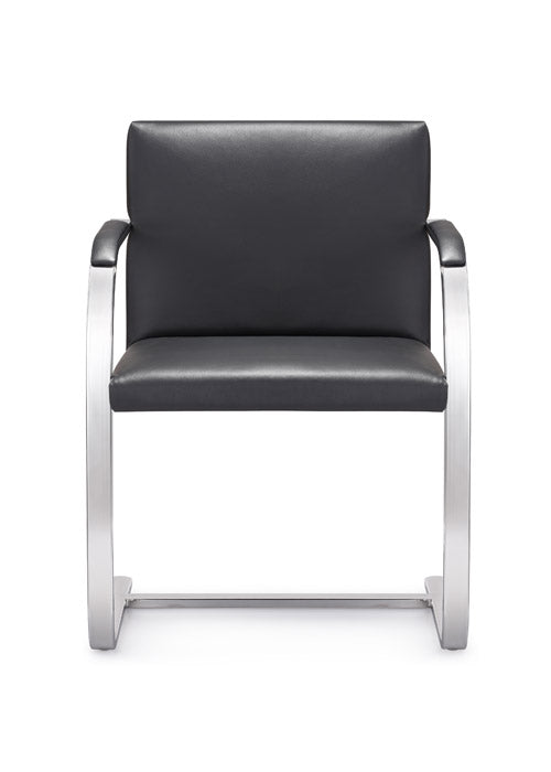 Woodstock Marketing Arlo Side Chair Black/Brown/Tan Leather