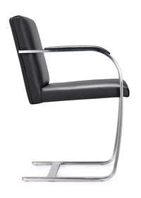 Woodstock Marketing Arlo Side Chair Black/Brown/Tan Leather