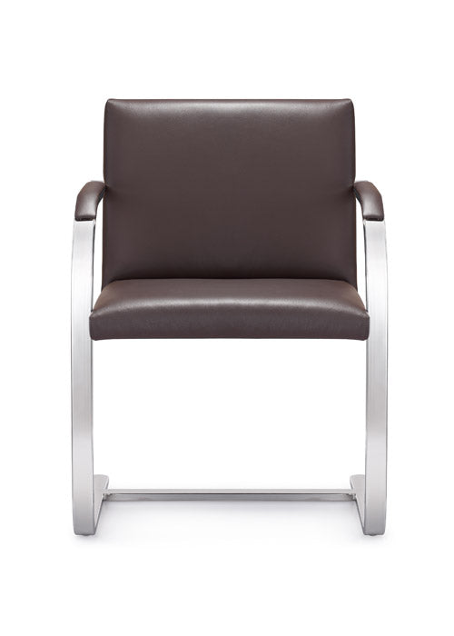 Woodstock Marketing Arlo Side Chair Black/Brown/Tan Leather