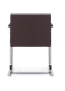 Woodstock Marketing Arlo Side Chair Black/Brown/Tan Leather