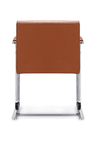 Woodstock Marketing Arlo Side Chair Black/Brown/Tan Leather