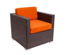 BFM Seating Aruba Armchair Java Wicker - No Cushions
