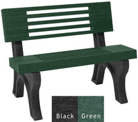 Polly Products Elite Backed Bench with Arms