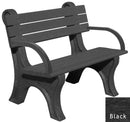 Polly Products Park Classic Backed Bench With Arms