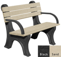 Polly Products Park Classic Backed Bench With Arms
