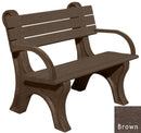 Polly Products Park Classic Backed Bench With Arms