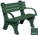 Polly Products Park Classic Backed Bench With Arms