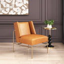 Zuo Modern Atlanta Accent Chair in Green/Brown