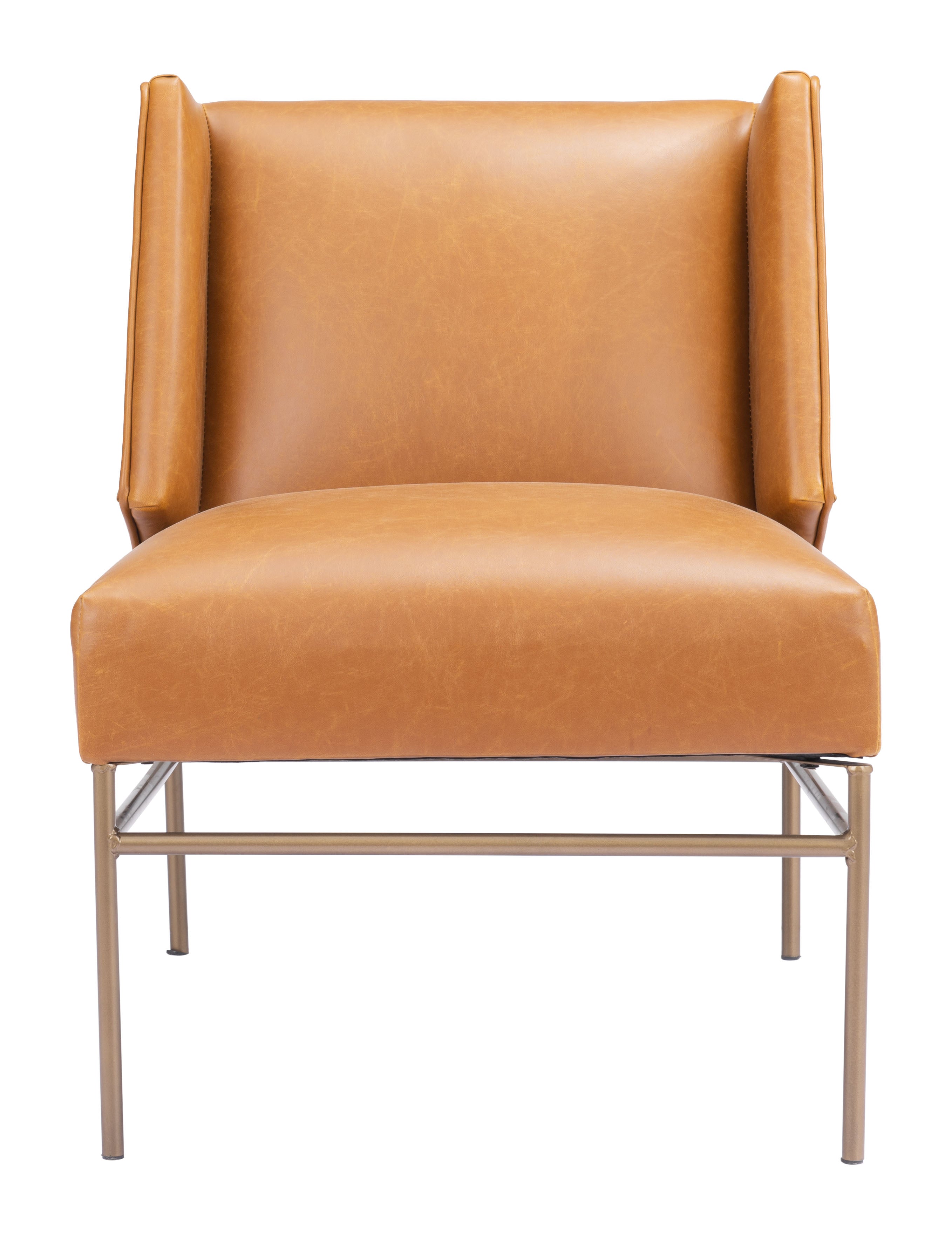 Zuo Modern Atlanta Accent Chair in Green/Brown