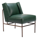 Zuo Modern Atlanta Accent Chair in Green/Brown