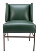 Zuo Modern Atlanta Accent Chair in Green/Brown
