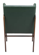 Zuo Modern Atlanta Accent Chair in Green/Brown