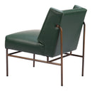 Zuo Modern Atlanta Accent Chair in Green/Brown