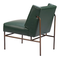 Zuo Modern Atlanta Accent Chair in Green/Brown