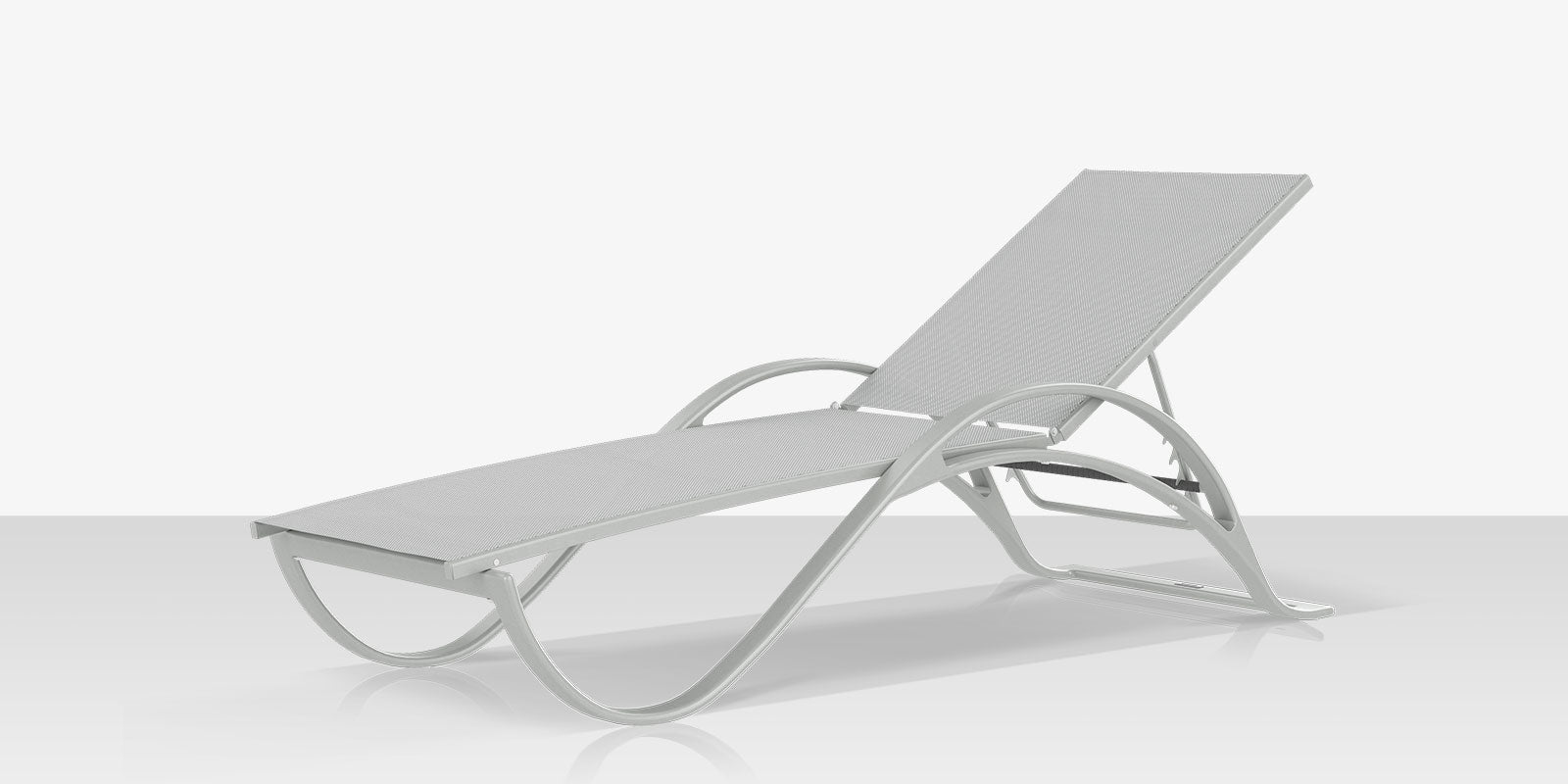 DecoScapes Atlantic Sled Chaise With Arms