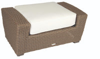 Woodard Augusta Wicker Ottoman
